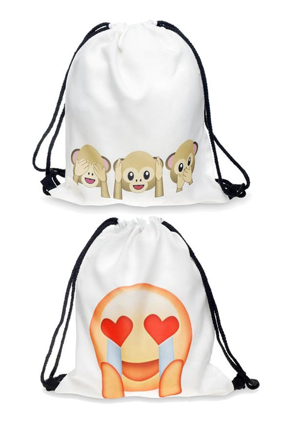Emoji-Turnbeutel von Loomiloo