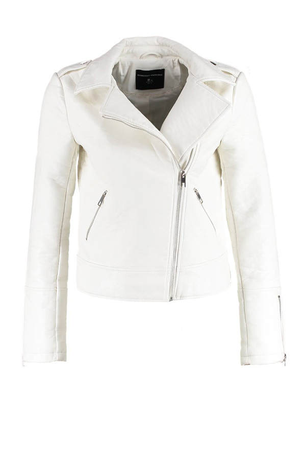 Weiße Lederjacke von Dorothy Perkins