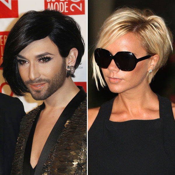 Conchita Wurst vs. Victoria Beckham: Bob