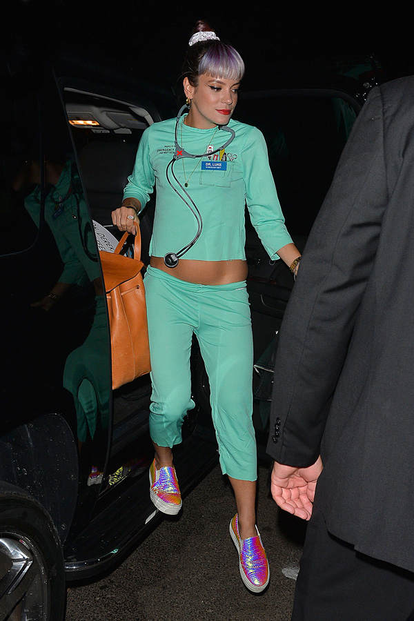 Lily Allen als Dr. Luke - Halloween 2014