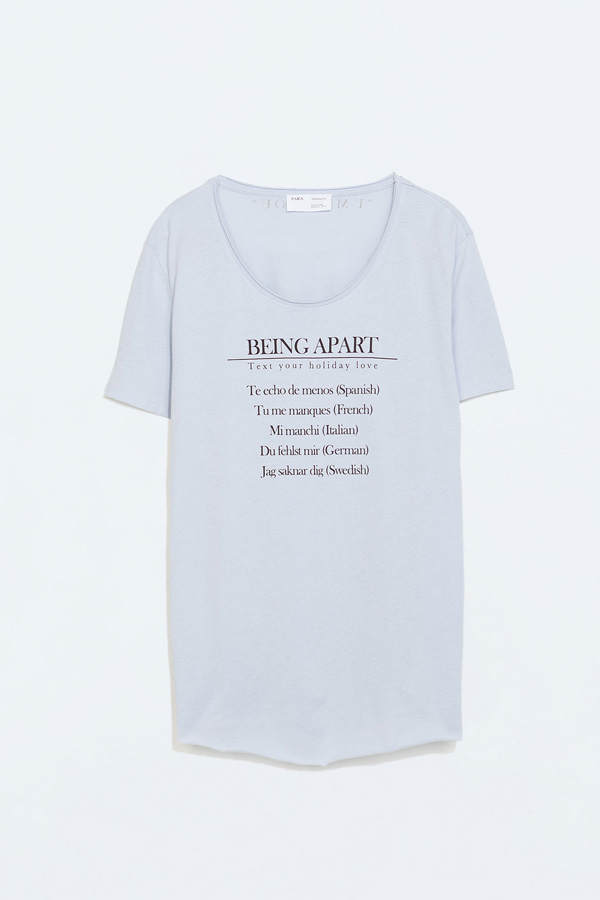 Love-Shirt von Zara