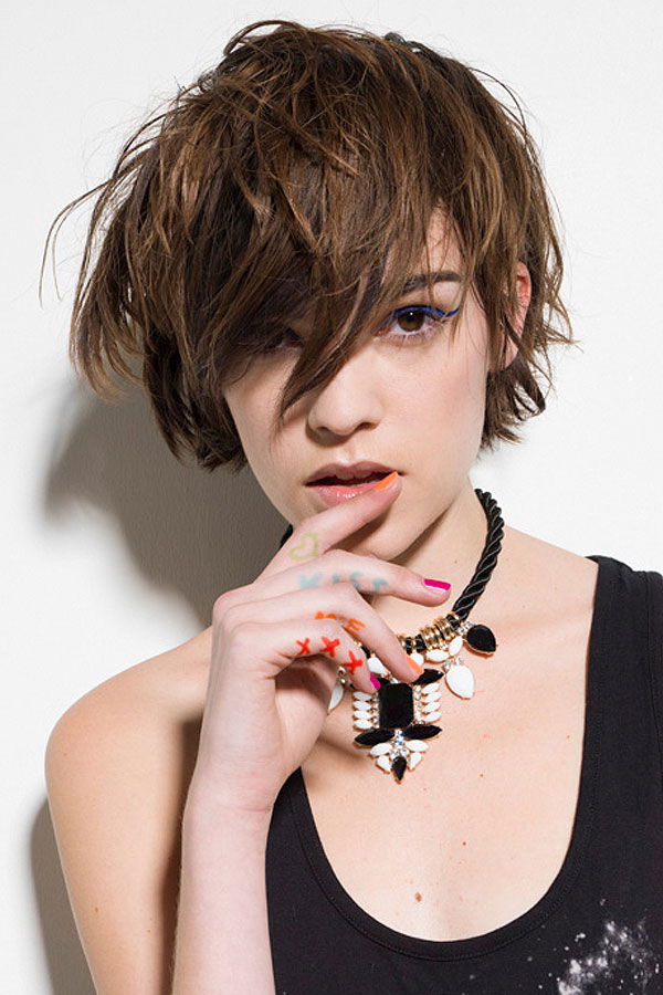 Trendfrisur: Wilder Bob