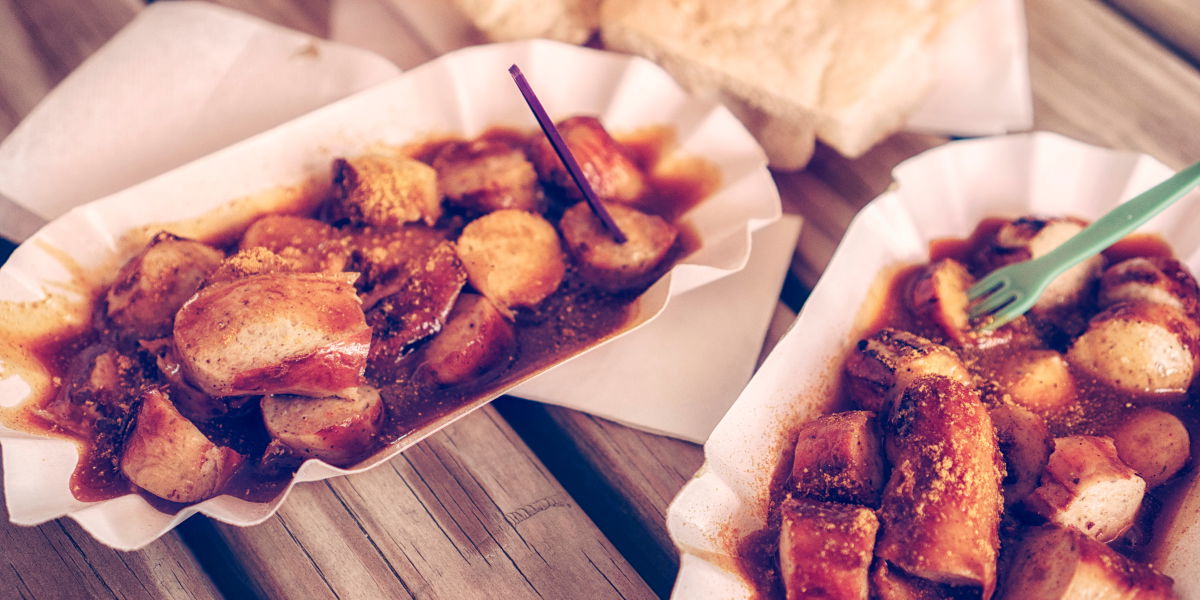 Vegane Currywurst aus Seitan