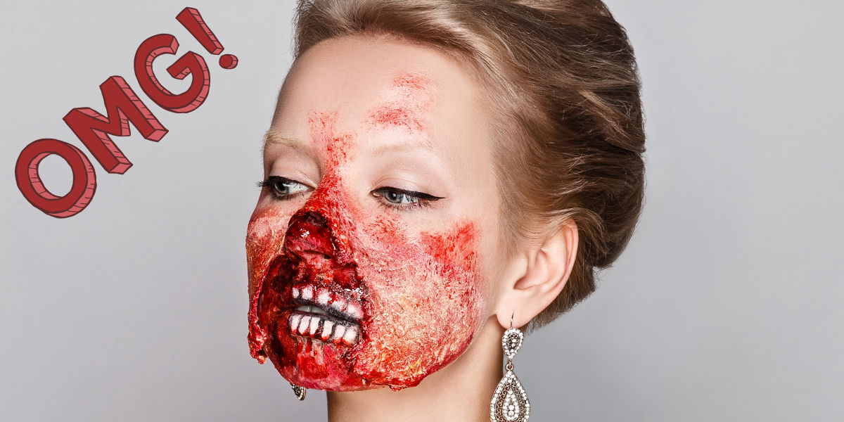 Das ist das ekligste Halloween-Make-up EVER!