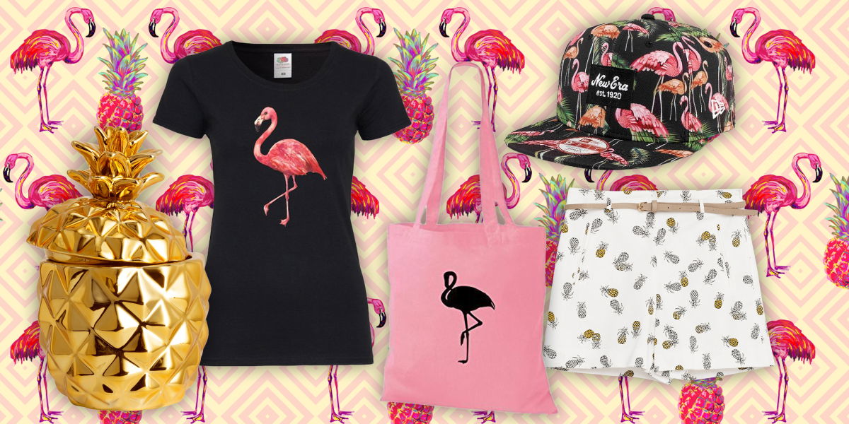 Trend: Flamingos und Ananas