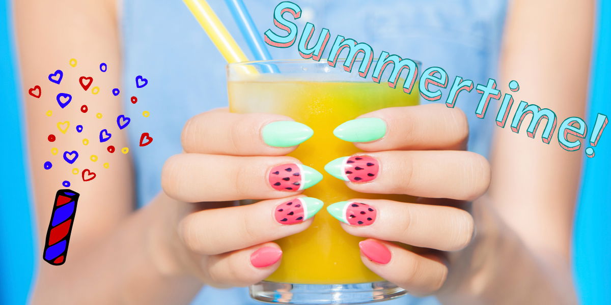 Schöne Sommernägel