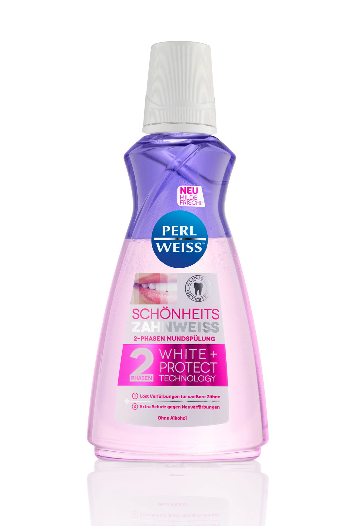 2 Phasen Mundspülung von Perlweiss