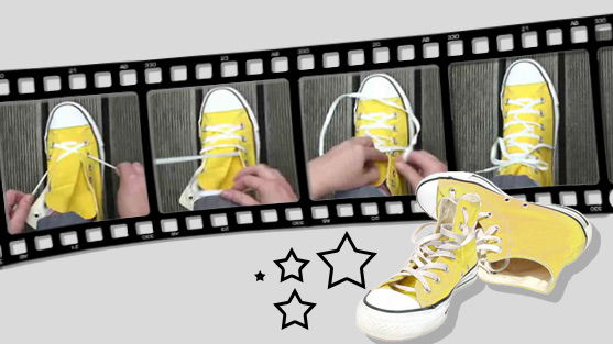 Chucks binden: Video-Anleitungen zum Schuhebinden!