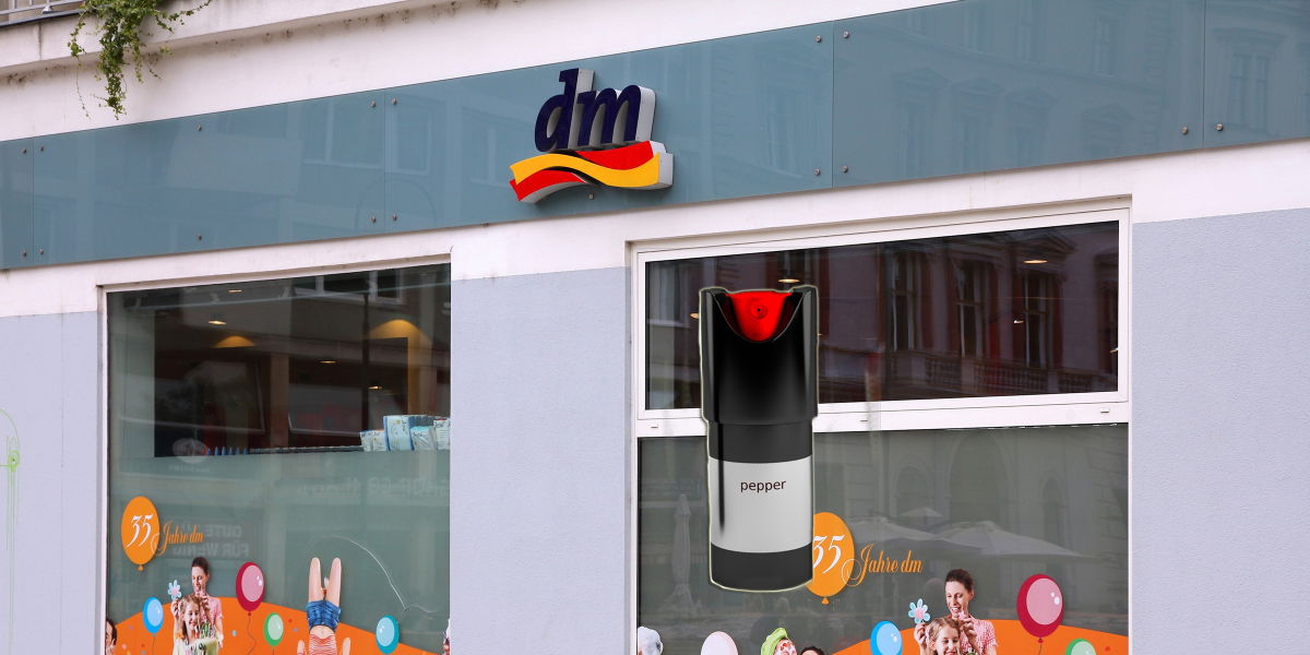 Dm verkauft Pfefferspray