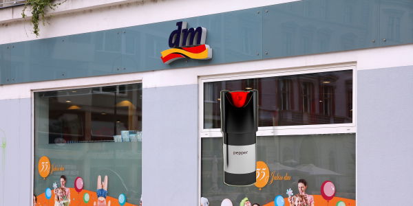 Dm verkauft Pfefferspray