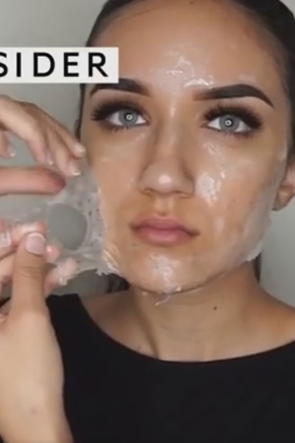 Bloggerin benutzt DIY-Anti-Pickel-Maske