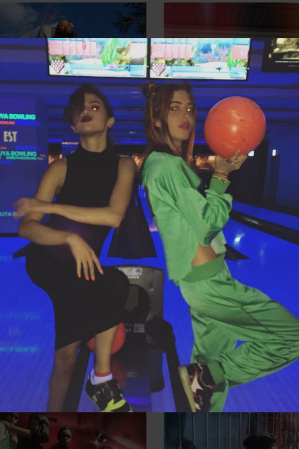 Selena Gomez beim Bowlen