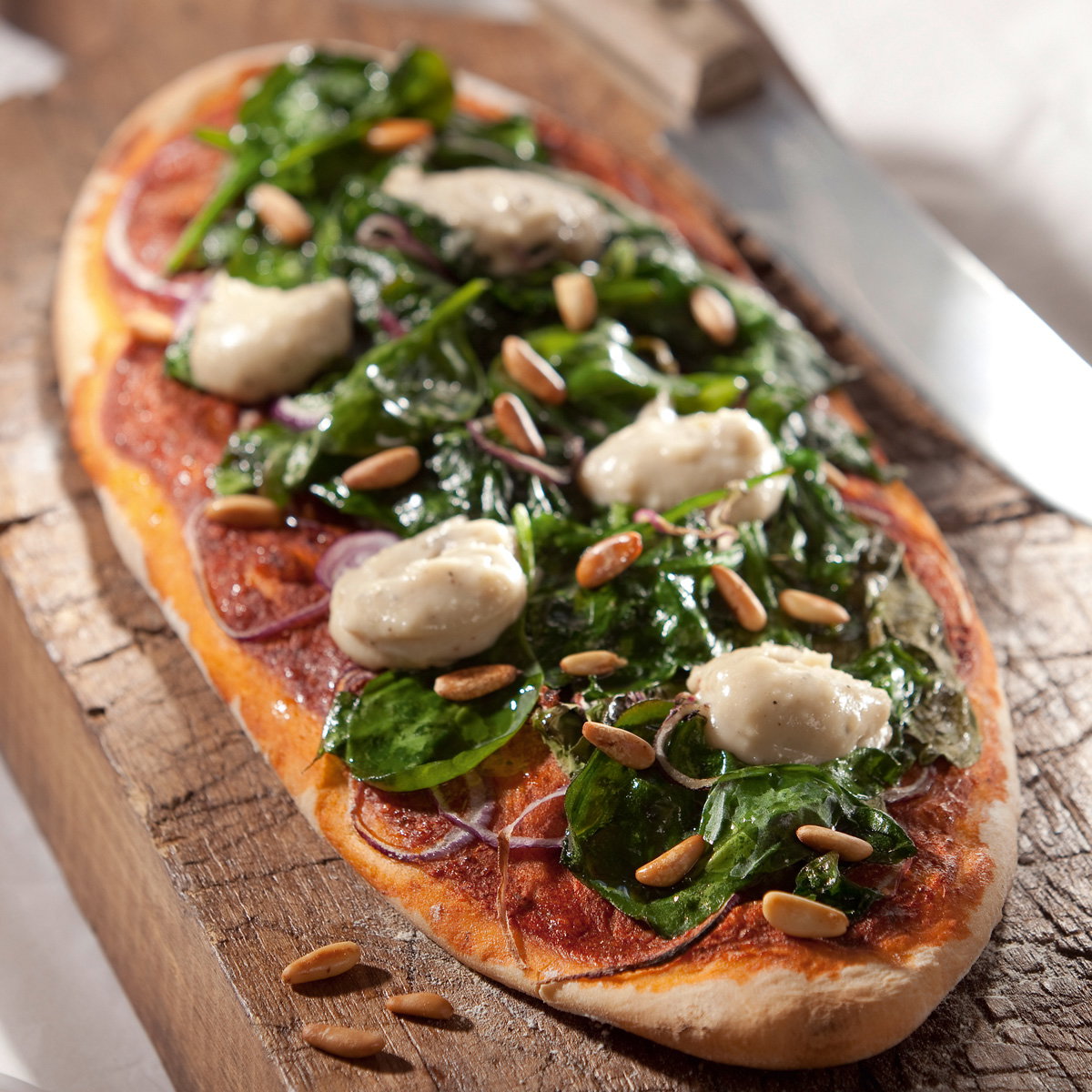 Pizza Spinaci vegan
