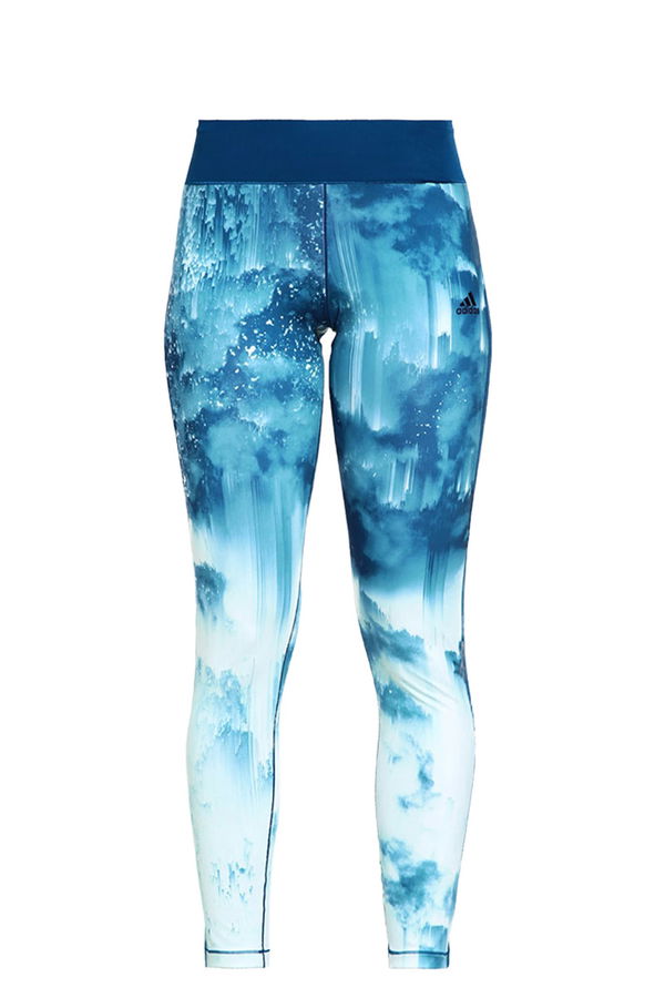 Türkisblaue Sporttights von Adidas
