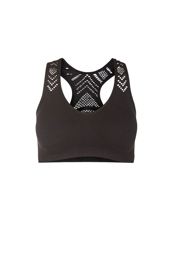Sport-BH mit Lochmuster von New Look