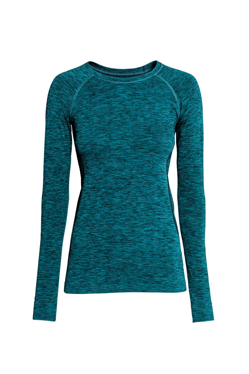 Enges Laufshirt in Petrol von H&M