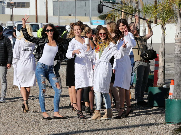 Backstage bei den GNTM 2017 Girls