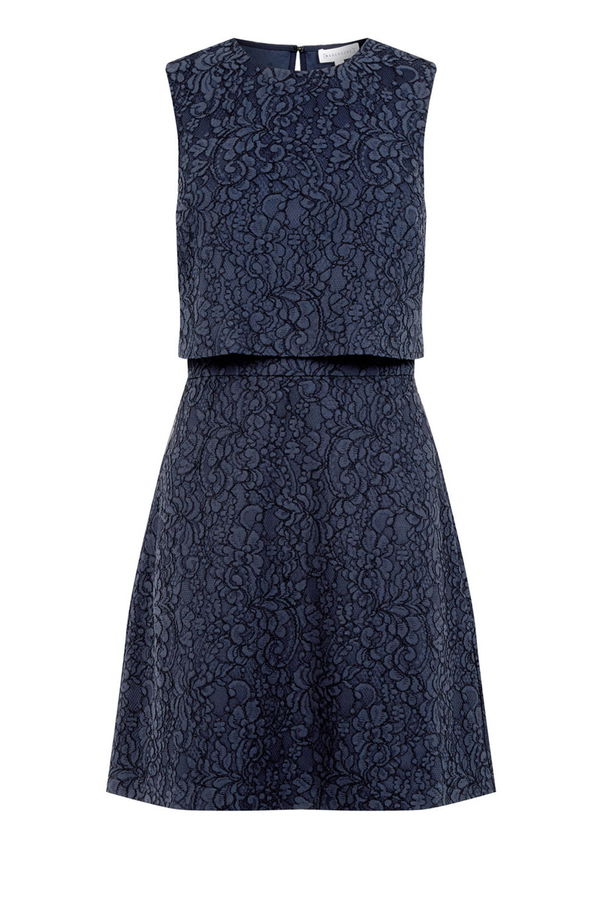 Blaues Abschlussballkleid von Warehouse