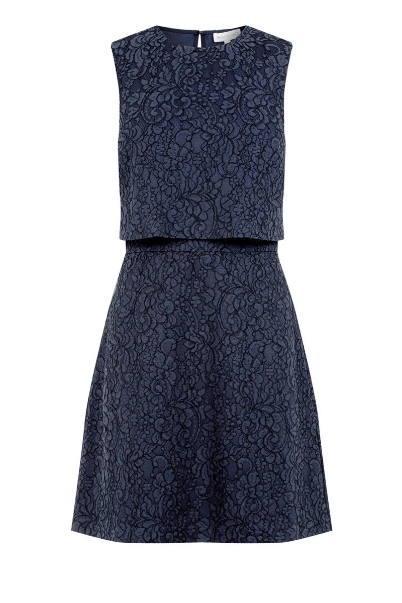 Blaues Abschlussballkleid von Warehouse