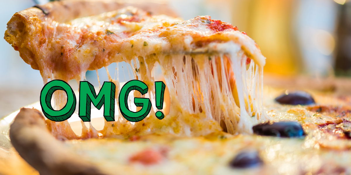 Eine Made in der Pizza!