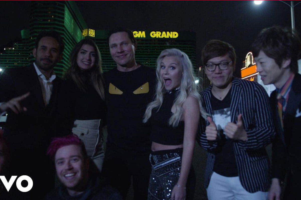 Dagi im Musikvideo von Tiësto