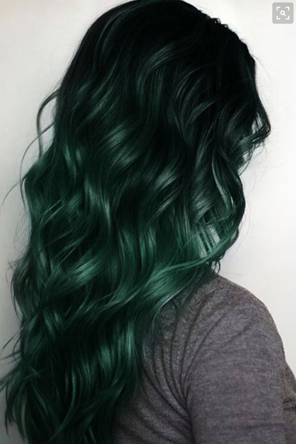Die beliebteste Haarfarbe auf Pinterest ist – Grün