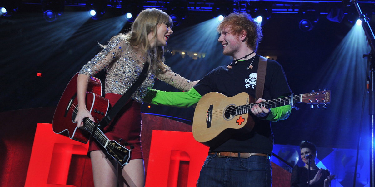 Ed Sheeran auf Tour mit Taylor Swift