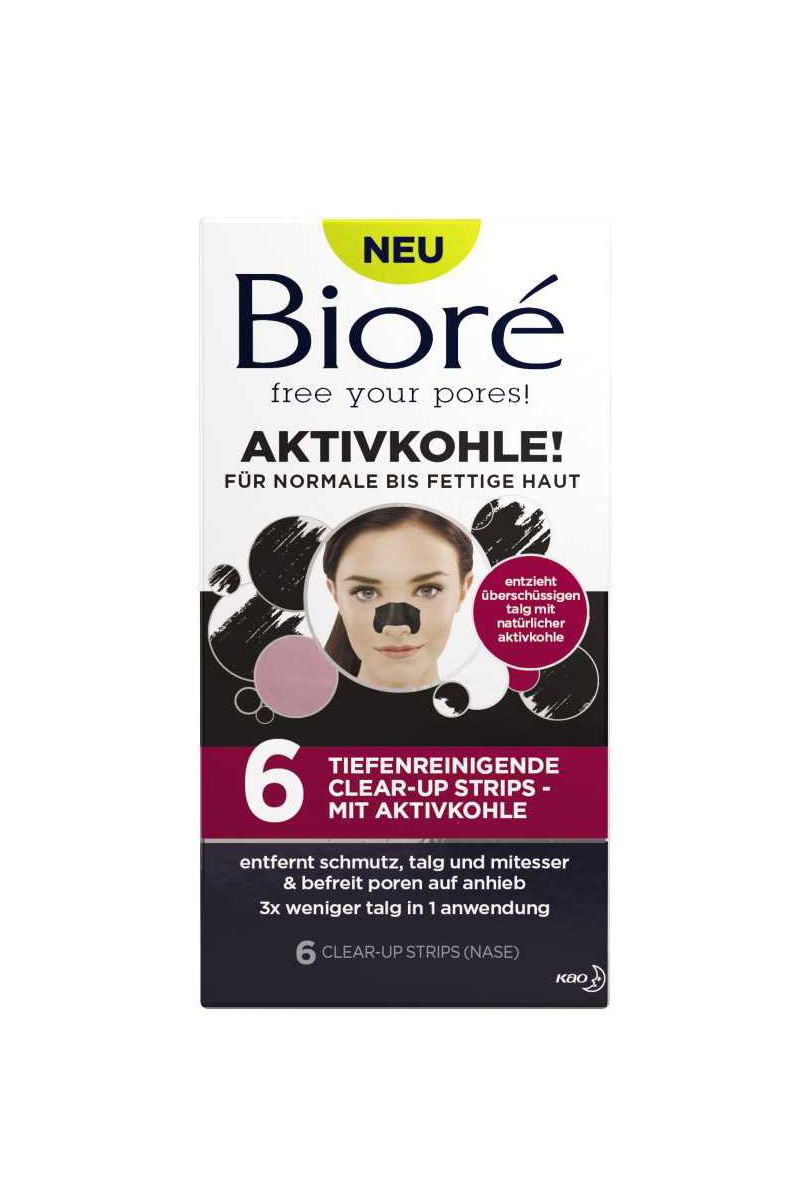 Bioré: Clear-Up Strips mit Aktivkohle
