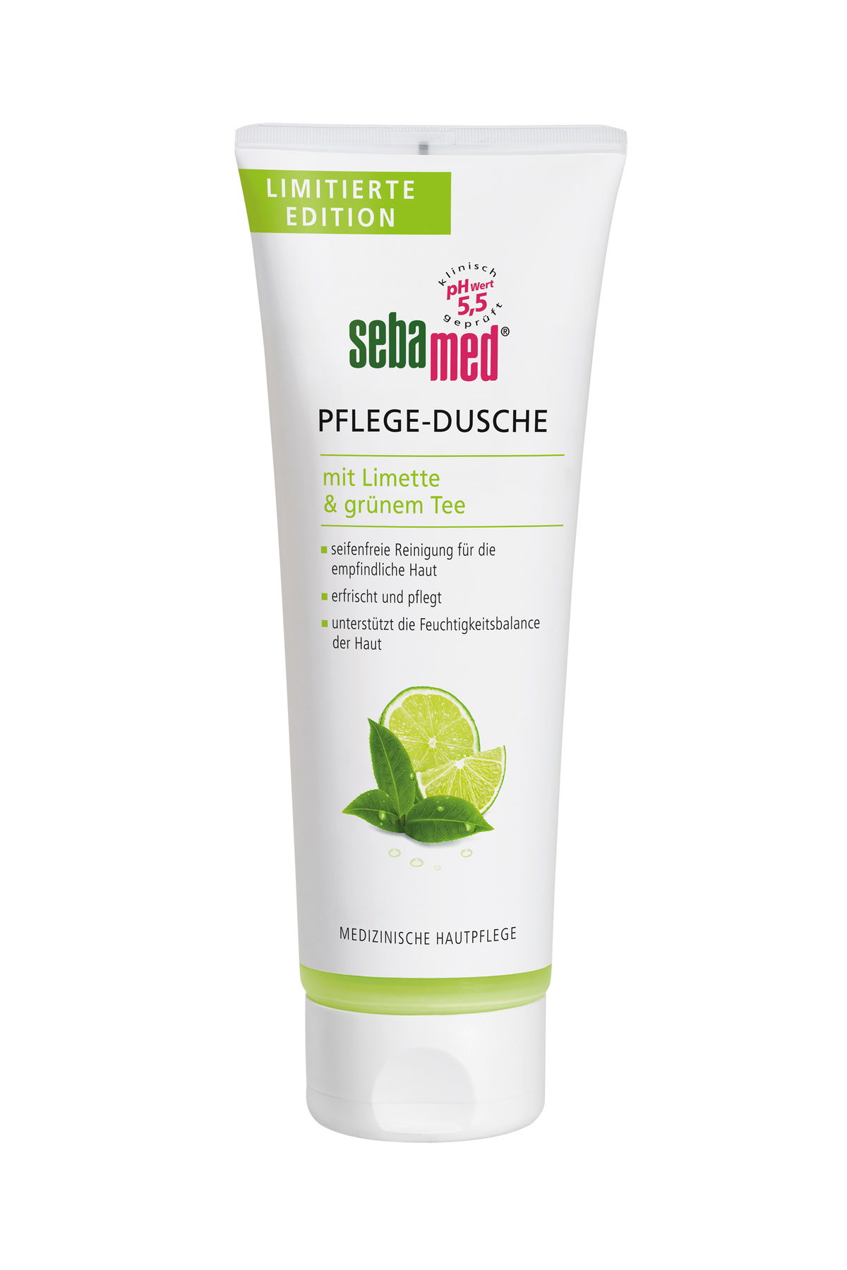 Pflege-Dusche mit Limette & grünem Tee von sebamed