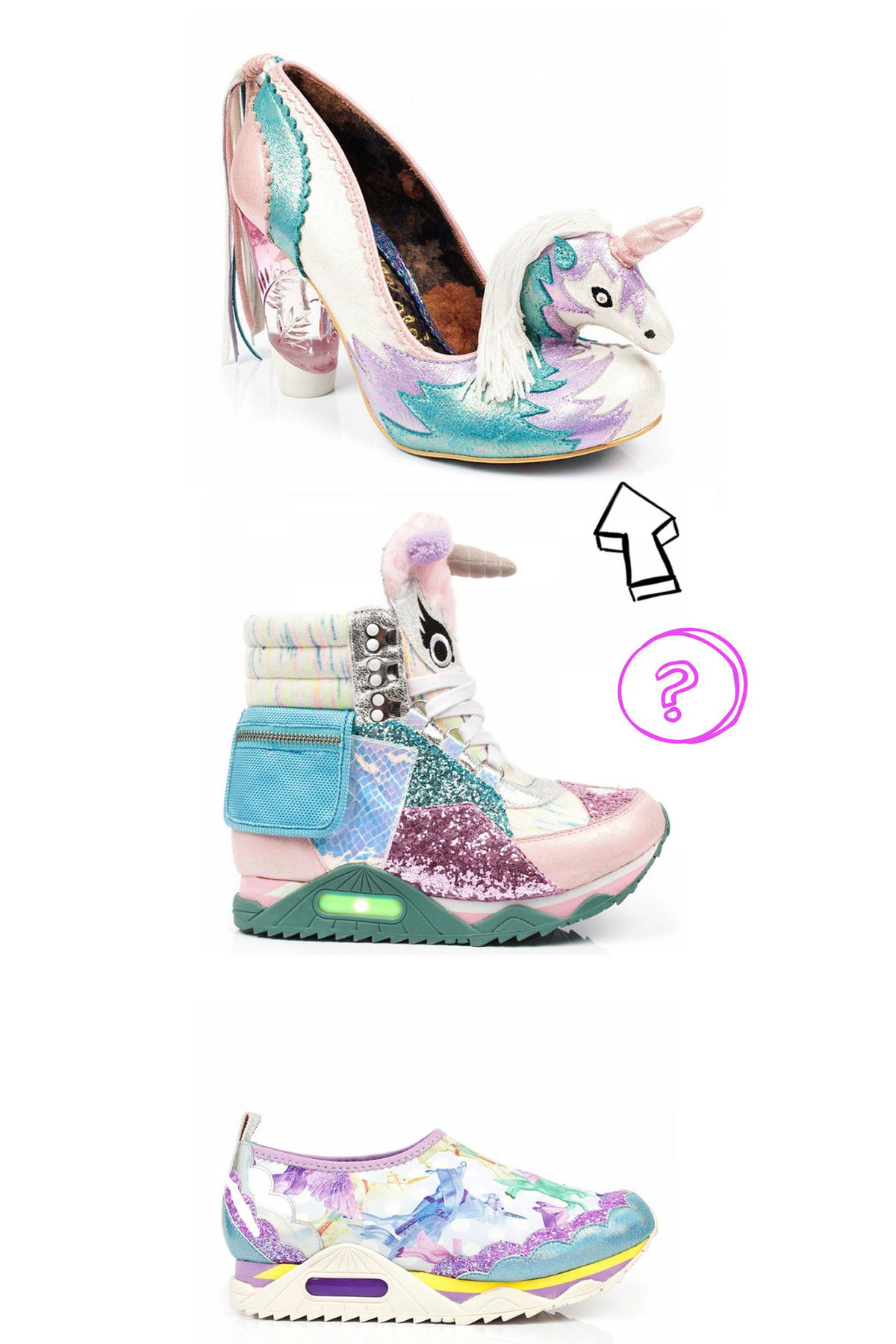 Einhorn-Schuhe von irregular choice