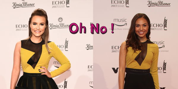 Oh no! Dagi Bees Oberteil beim Echo trägt noch eine andere!