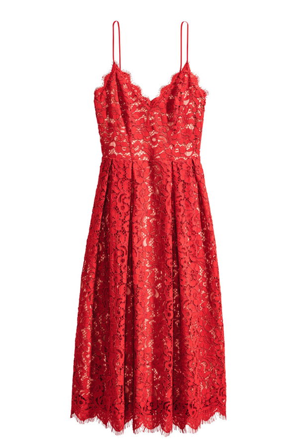 Konfirmationskleid mit Spitze von H&M