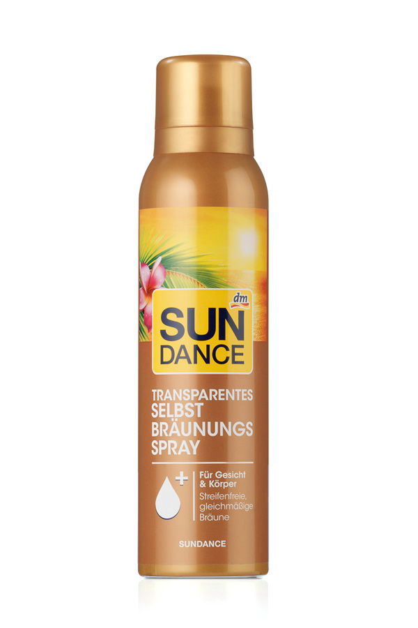 Transparentes Selbstbräunungsspray von SUNDANCE