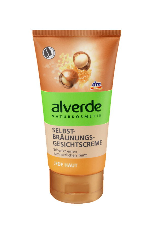 Selbstbräunungsgesichtscreme von alverde