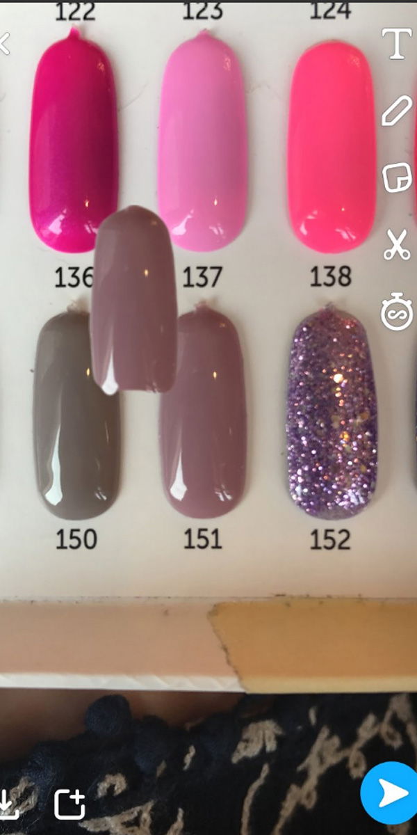 Finde den perfekten Nagellack mithilfe von Snapchat