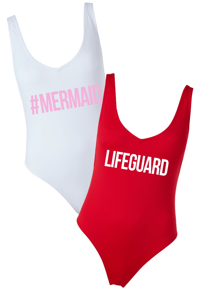 Badeanzug mit eigener Message von Calzedonia