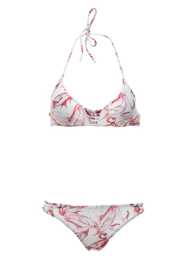 Bikini mit Flamingos von Lesara
