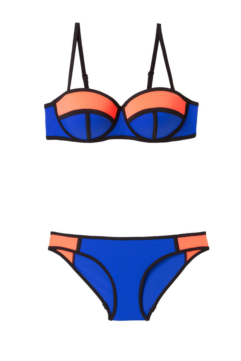 Colour-Blocking-Bikini von Mister Lady