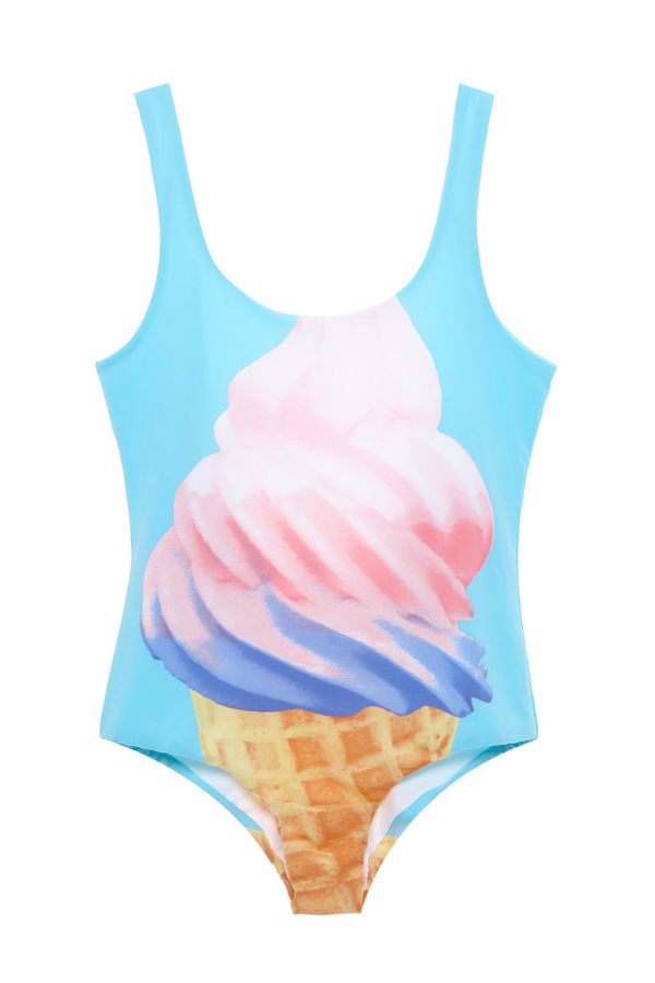 Badeanzug mit Eis-Motiv von Tezenis