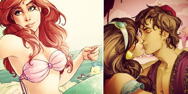 Disney-Figuren mit Instagram-Account