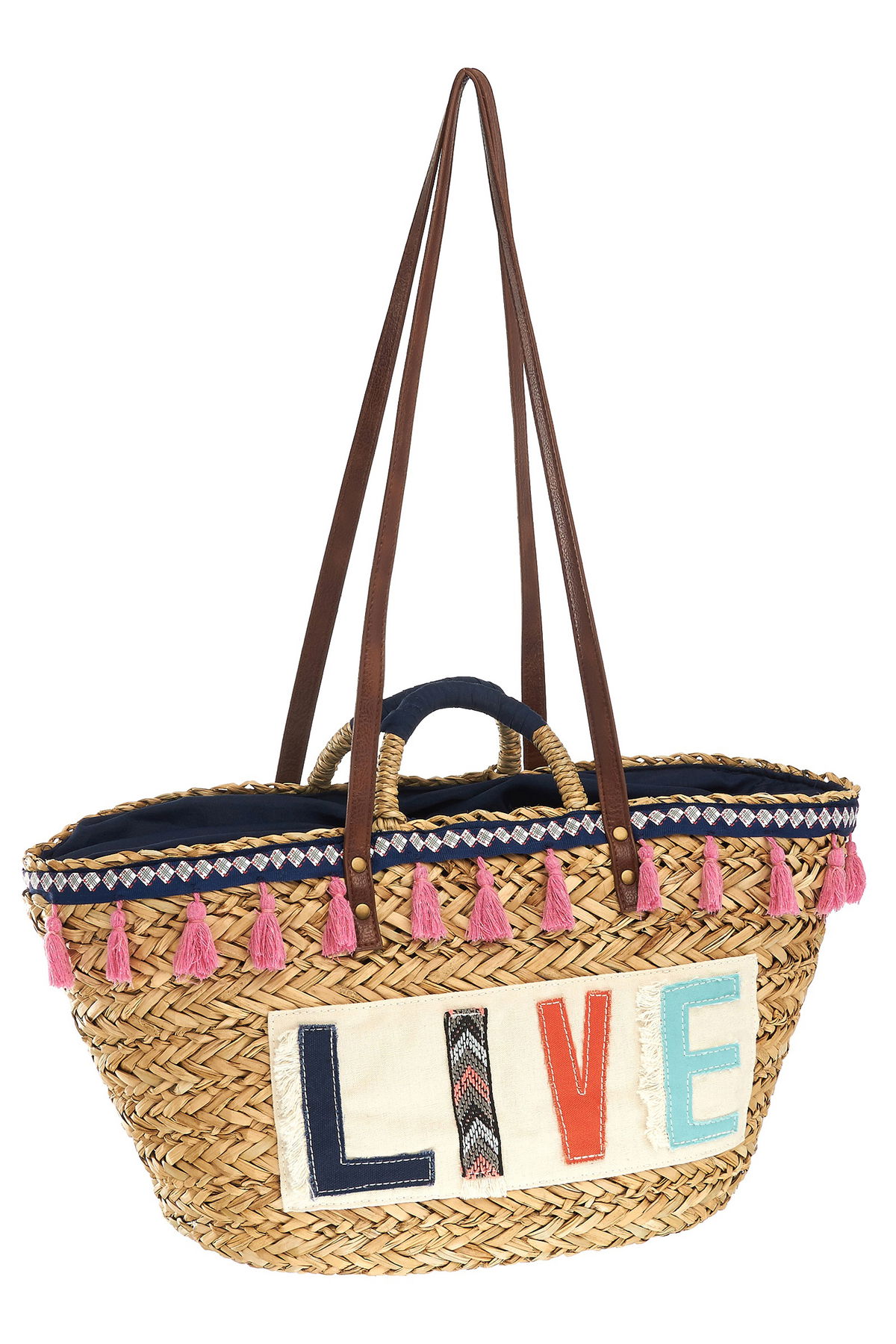 Große Strohtasche von Deichmann