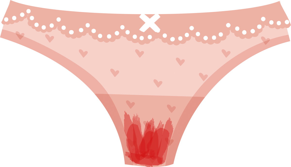 menstruationsblut-wässrig