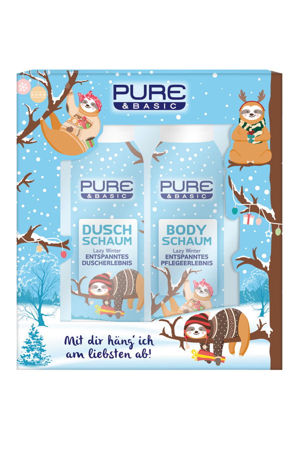 Geschenk unter 5 Euro: Pure & Basic Geschenkset "Lazy Winter" von Netto