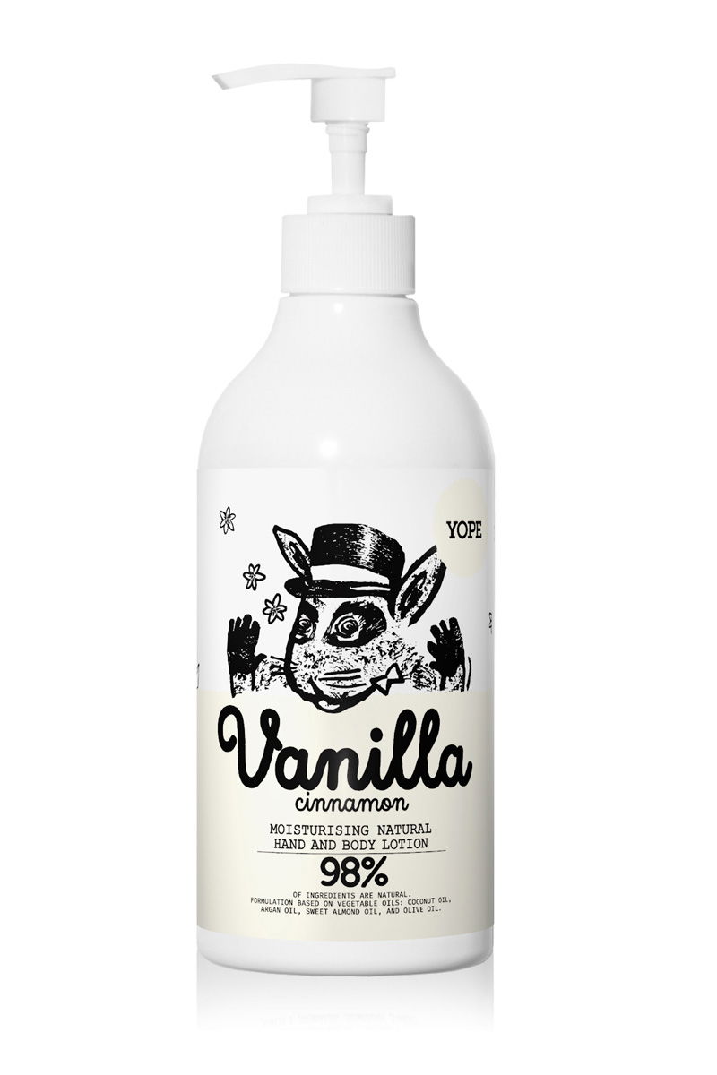 Hand- und Körperlotion "Vanilla & Cinnamon" von Yope