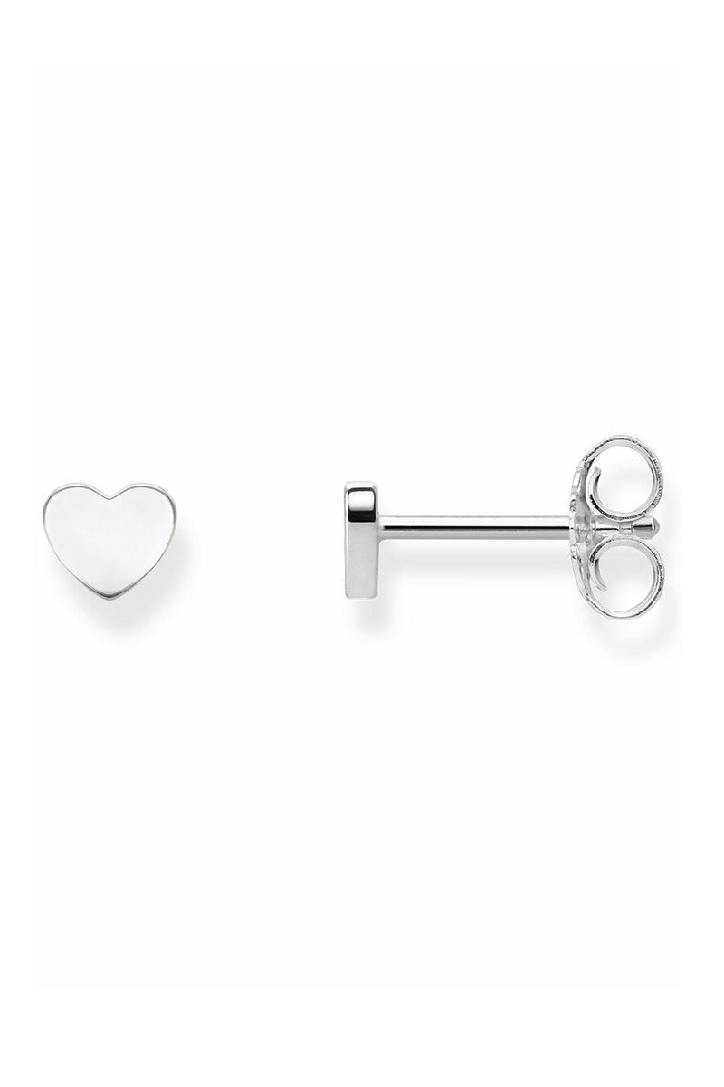Herzchen-Ohrringe aus Silber von Thomas Sabo