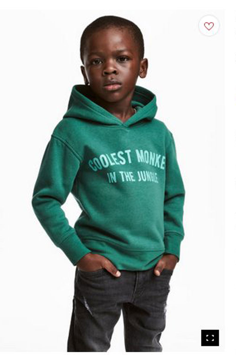 Shitstorm gegen H&M: Schwarzer Junge trägt Pullover mit Affen-Spruch