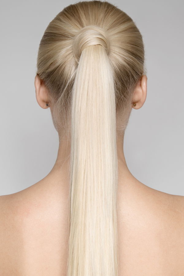 Konfirmationsfrisuren mit Haarteil