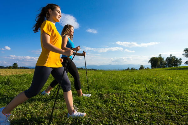 Kalorienverbrauch beim Nordic Walking