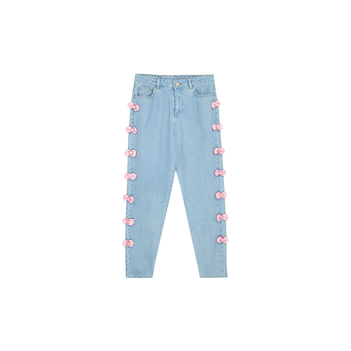 Jeans mit Schleifendesign