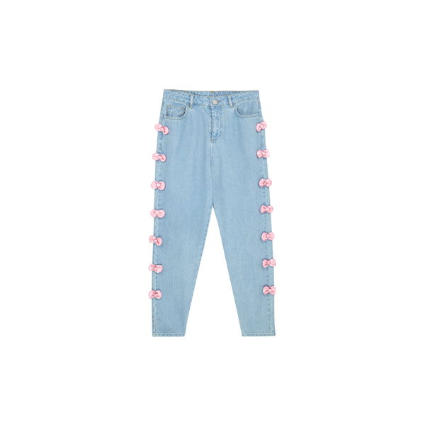 Jeans mit Schleifendesign